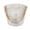Picture of Ice Cube Tray with Leather Handle + Tongs