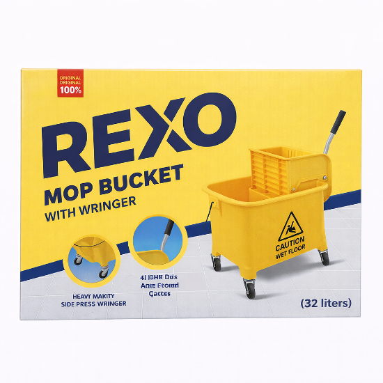 Picture of Rexo Cleaning Trolley – 32 Liter Capacity