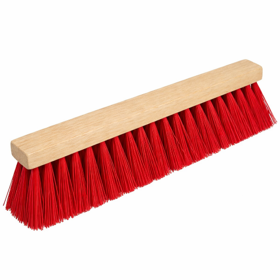 Picture of Municipal Rough Broom – 30 cm – Red – Pack of 24