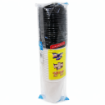 Picture of Rite white paper cups with lids, 8 oz capacity