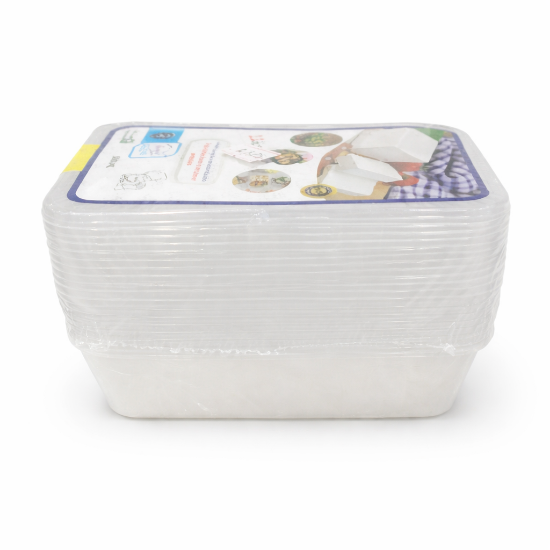Picture of Right Clear Plastic Food Containers 500 ml – 11 Pieces – Model 22-305