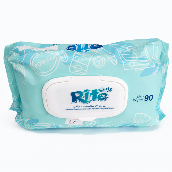 Picture of Rite 0130 Makeup Remover Cleansing Wipes