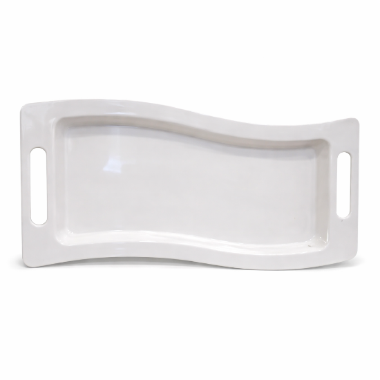 Picture of Rite White Melamine Plate – Size 40×17 cm | Model 6094