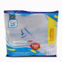 صورة ملاعق أكل رايت – شفاف وطني | 160 حبة × 36 مغلف | موديل 22-11