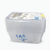 صورة حافظات بلاستيك رايت شفاف 1000 مل – 9 حبة – موديل 22-301