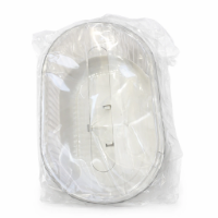 Picture of Rait Transparent Oval Tissue Box – Model 13221